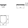 Крышка-сиденье IDEAL STANDARD Tesi T352801