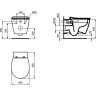 Подвесной унитаз IDEAL STANDARD Connect Space E804601